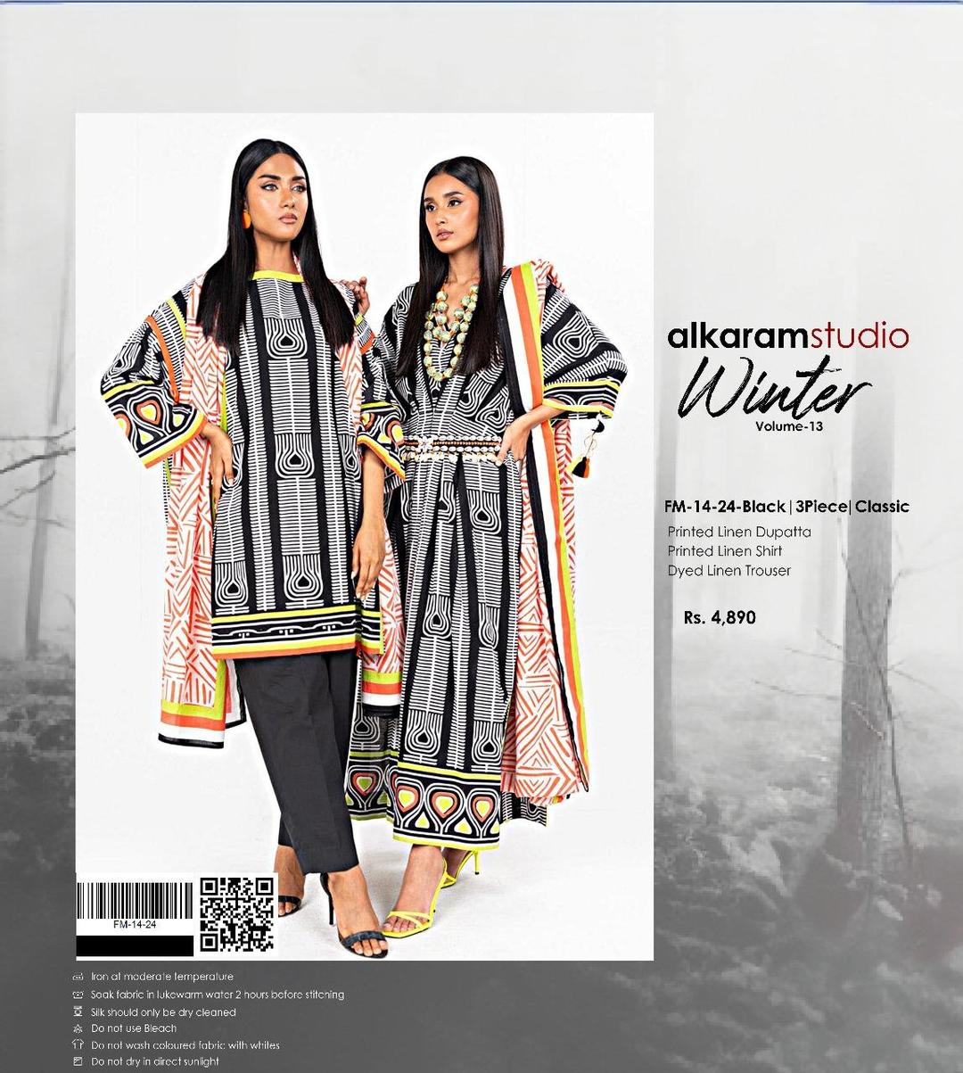 3 Pcs Women's Unstitched Printed Suit