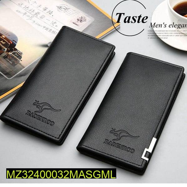 Men's Vintage Long Folder Leather Wallet