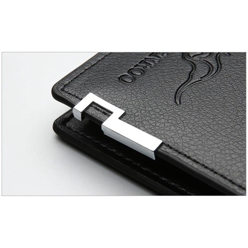 Men's Vintage Long Folder Leather Wallet