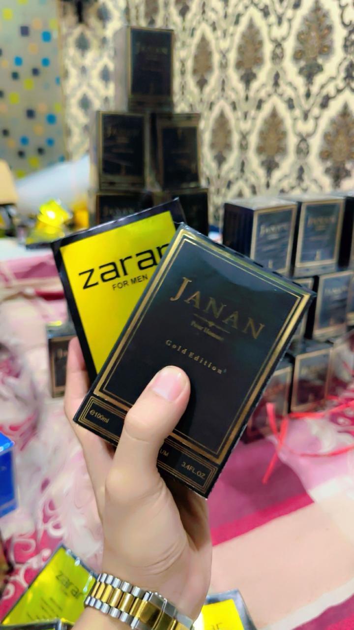 Janan & Zarar | Long Lasting Perfume - 2 Pcs Fruity Fragrance with Floral & Leather Notes
