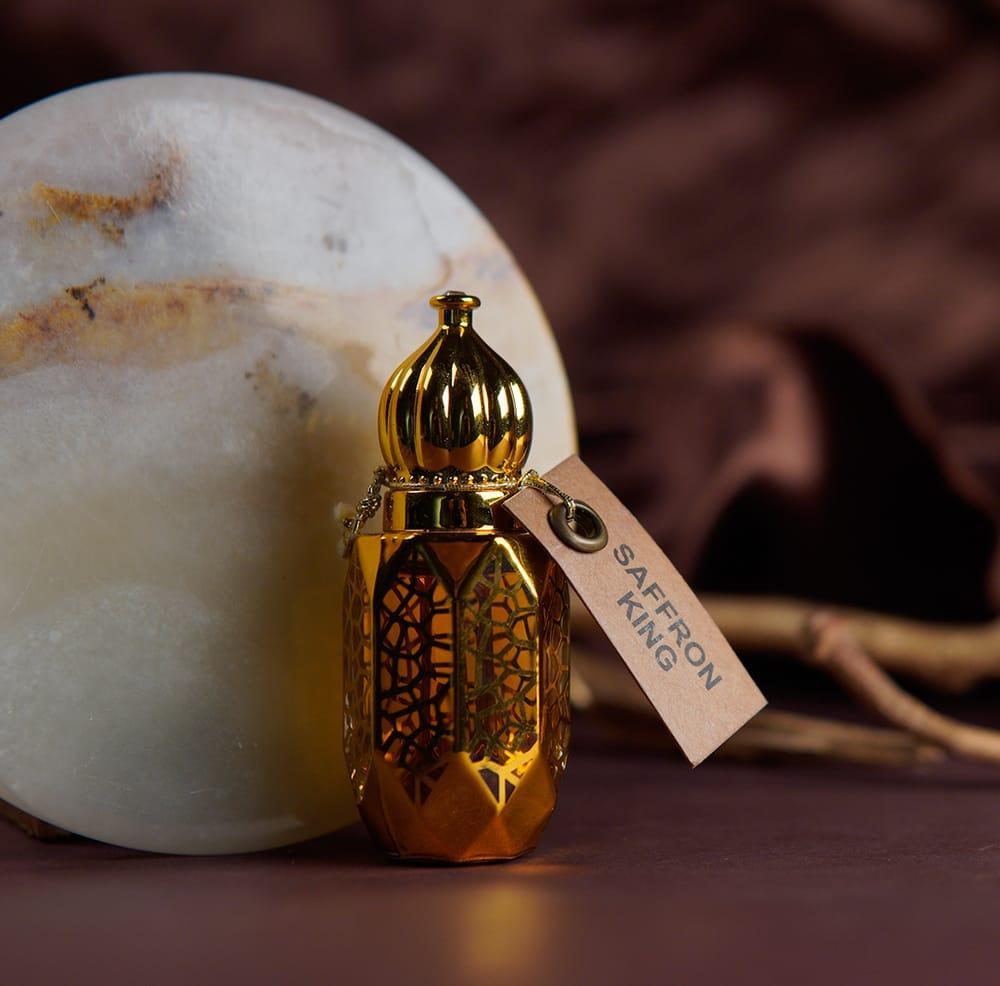 Long Lasting Fragrance Attar - 6ml of Luxurious Oud and Saffron Blend