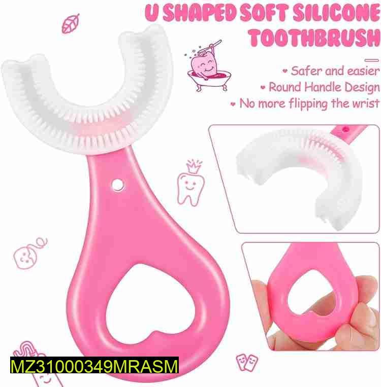 U-Shaped Toothbrush And Shower Cap, Pack Of 2