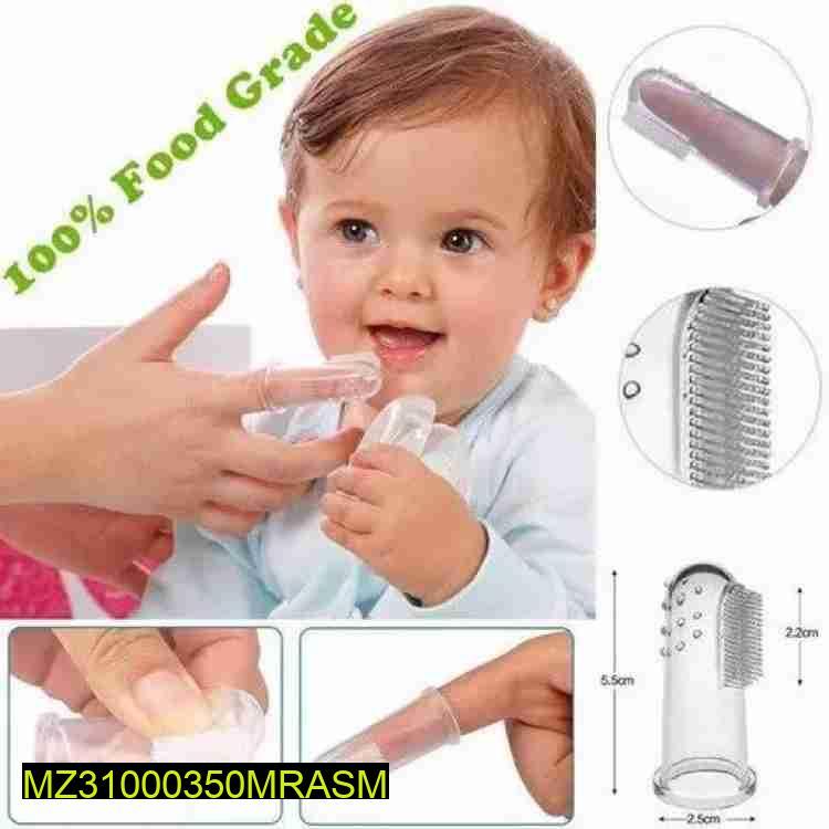 Finger Toothbrush And Safety Helmet, Pack Of 2