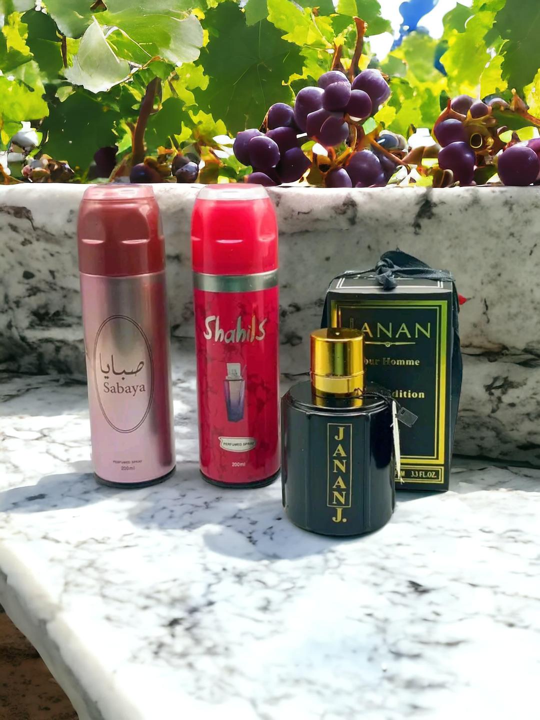 Perfume & Body Spray, Pack Of 3