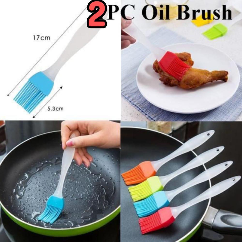 Silicone Oil Basting Brush, Pack Of 2