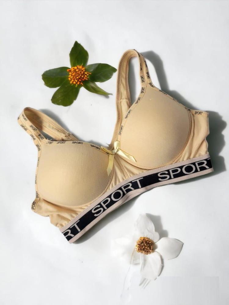 Net Plain Sports Bra