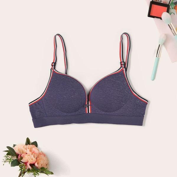 Cotton Plain Push Up Bra