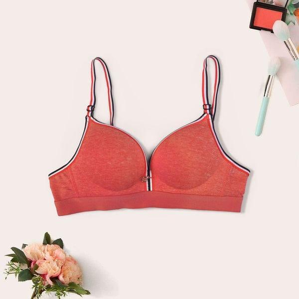Cotton Plain Push Up Bra