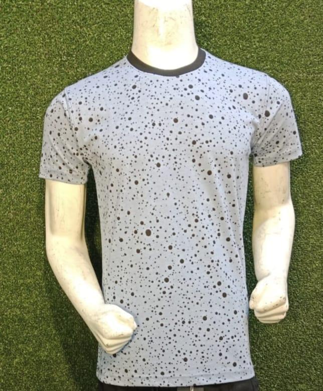 1 Pc Men's Cotton Printed T-Shirt