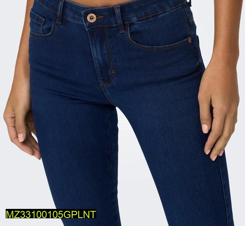 1 Pc Women Stitched Denim Jeans