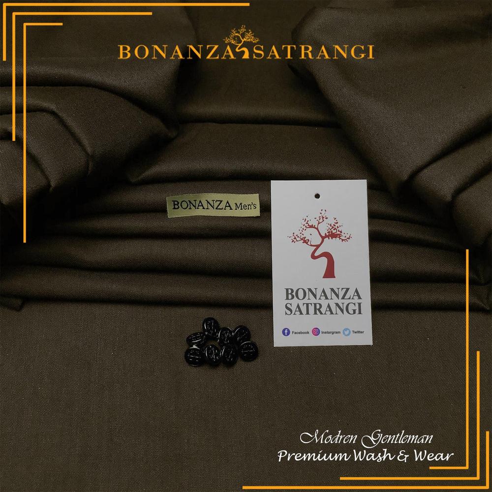 Men's Unstitched Wash And Wear Plain Suit