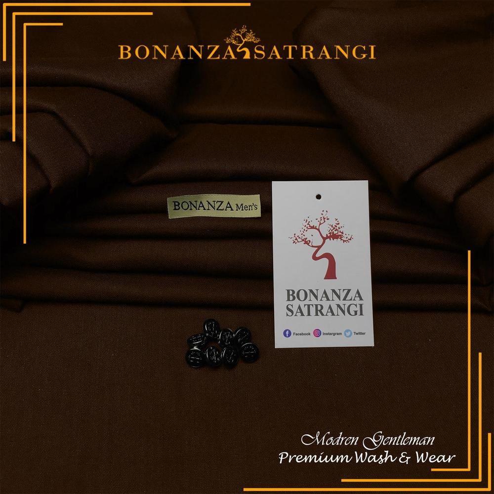 Men's Unstitched Wash And Wear Plain Suit