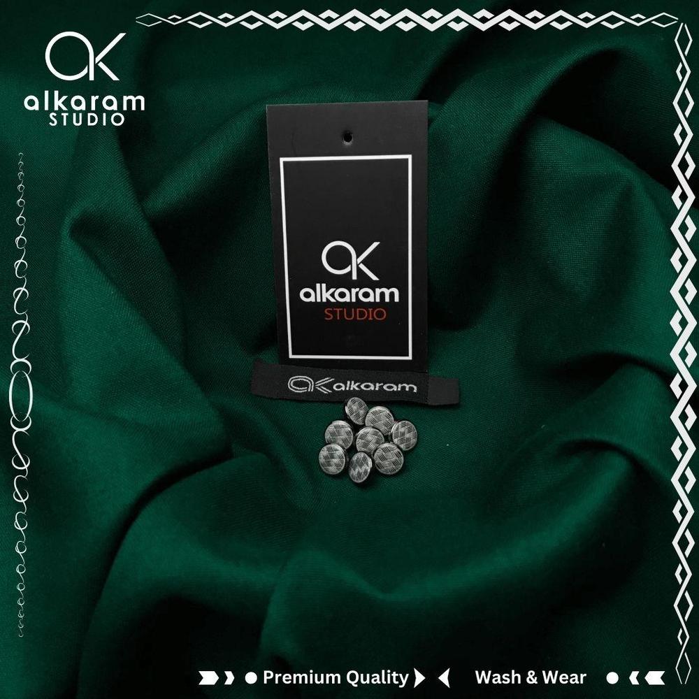 Men's Unstitched Wash And Wear Plain Suit