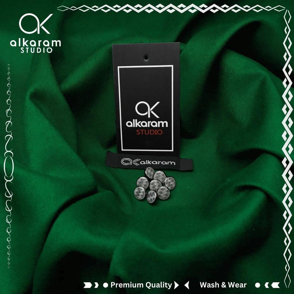 Men's Unstitched Wash And Wear Plain Suit