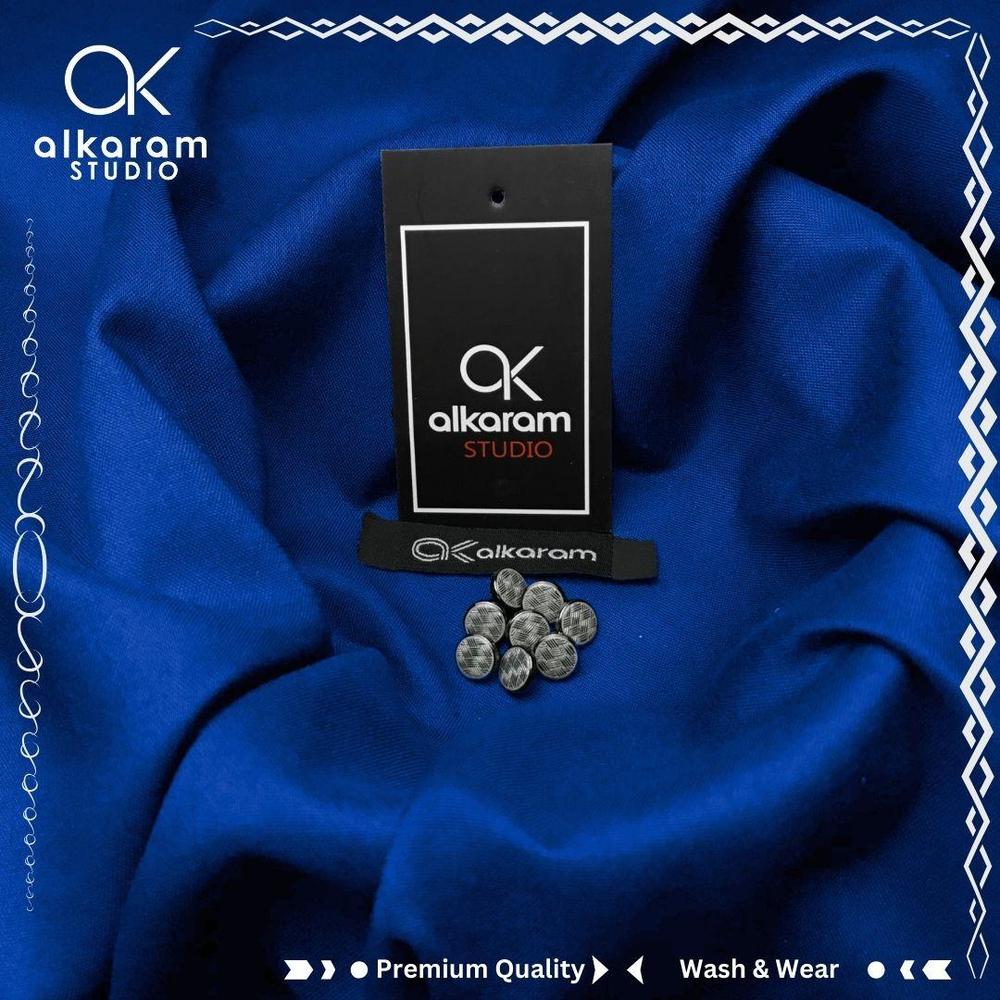 Men's Unstitched Wash And Wear Plain Suit