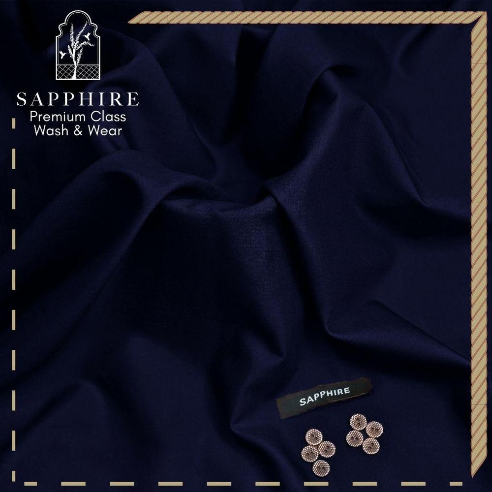 Men's Unstitched Wash And Wear Plain Suit