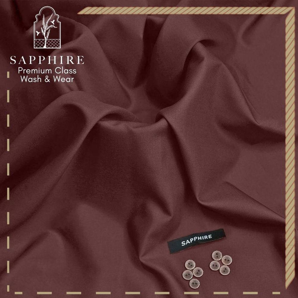 Men's Unstitched Wash And Wear Plain Suit