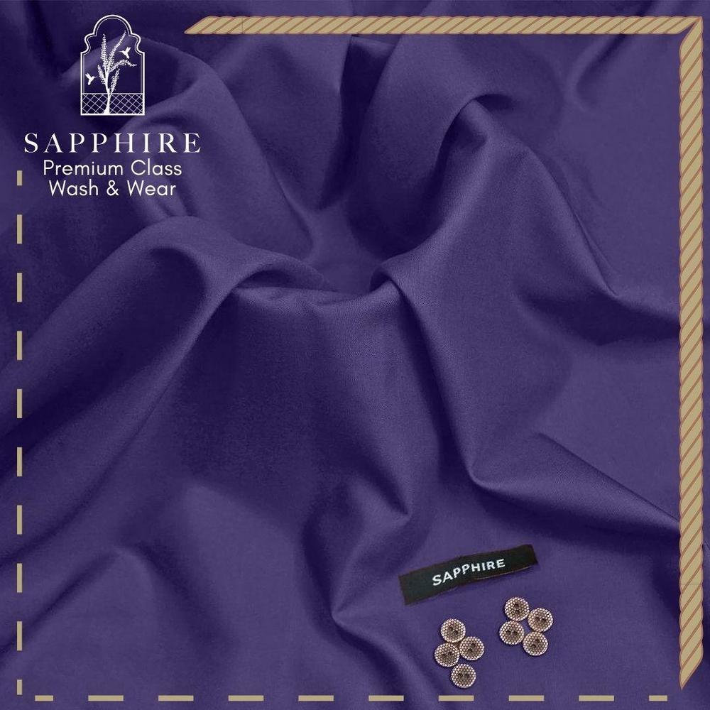 Men's Unstitched Wash And Wear Plain Suit