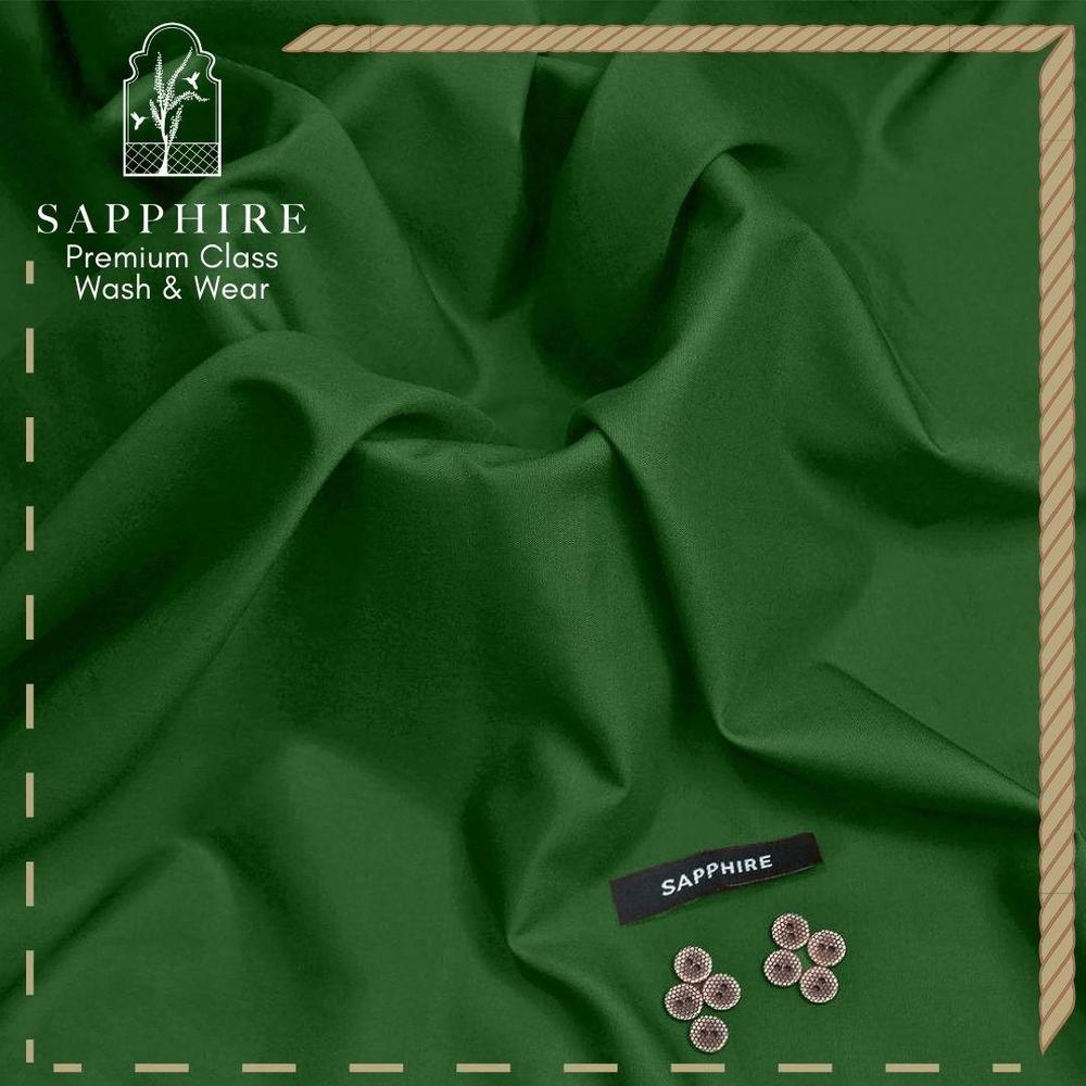 Men's Unstitched Wash And Wear Plain Suit