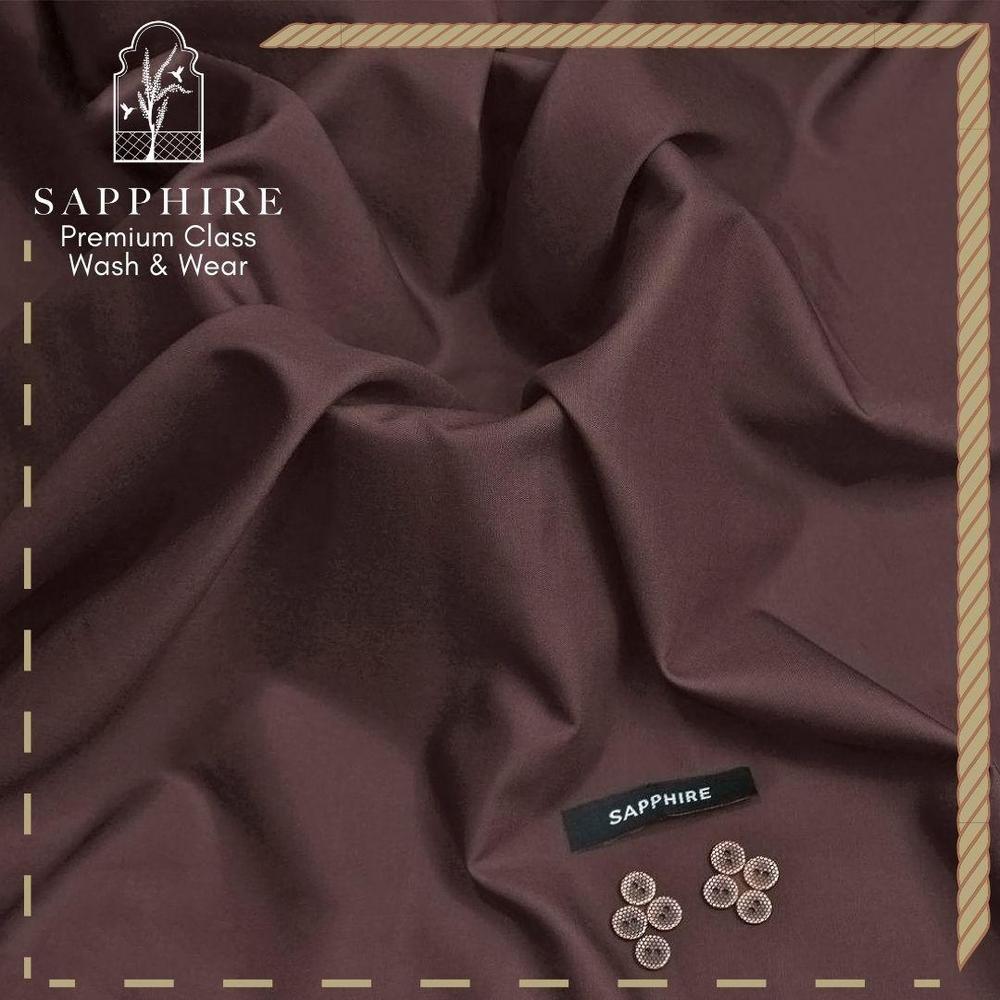 Men's Unstitched Wash And Wear Plain Suit