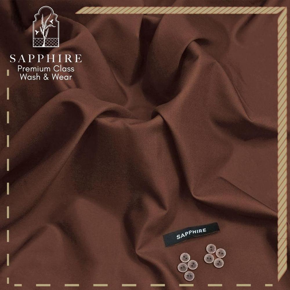 Men's Unstitched Wash And Wear Plain Suit