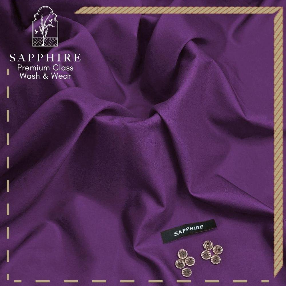 Men's Unstitched Wash And Wear Plain Suit