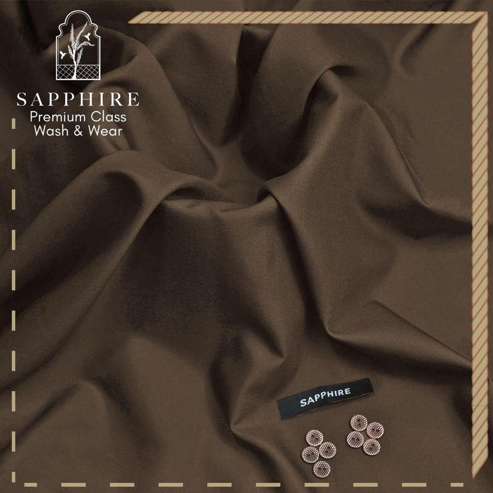 Men's Unstitched Wash And Wear Plain Suit