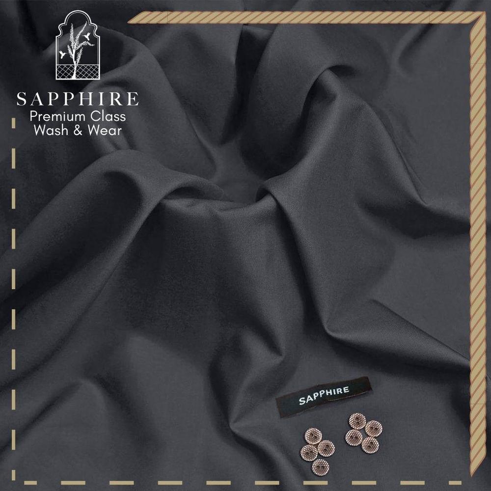 Men's Unstitched Wash And Wear Plain Suit