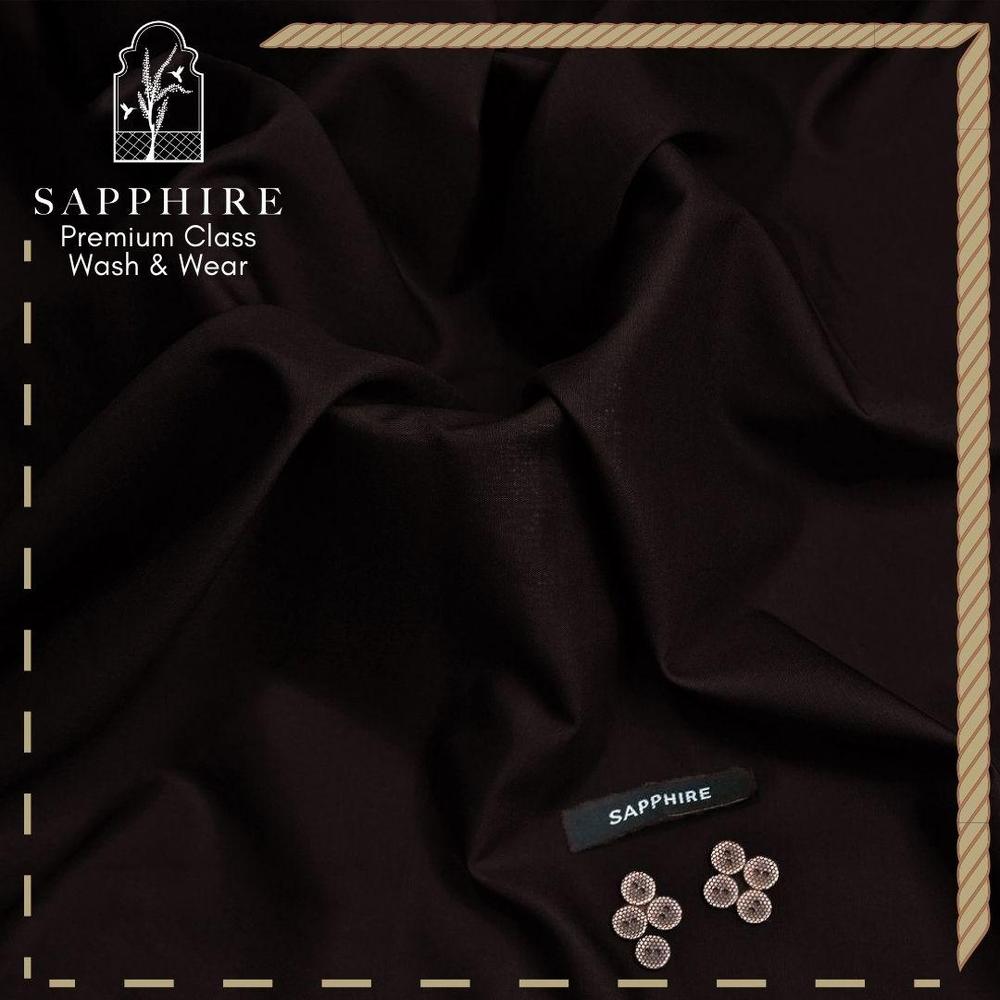 Men's Unstitched Wash And Wear Plain Suit