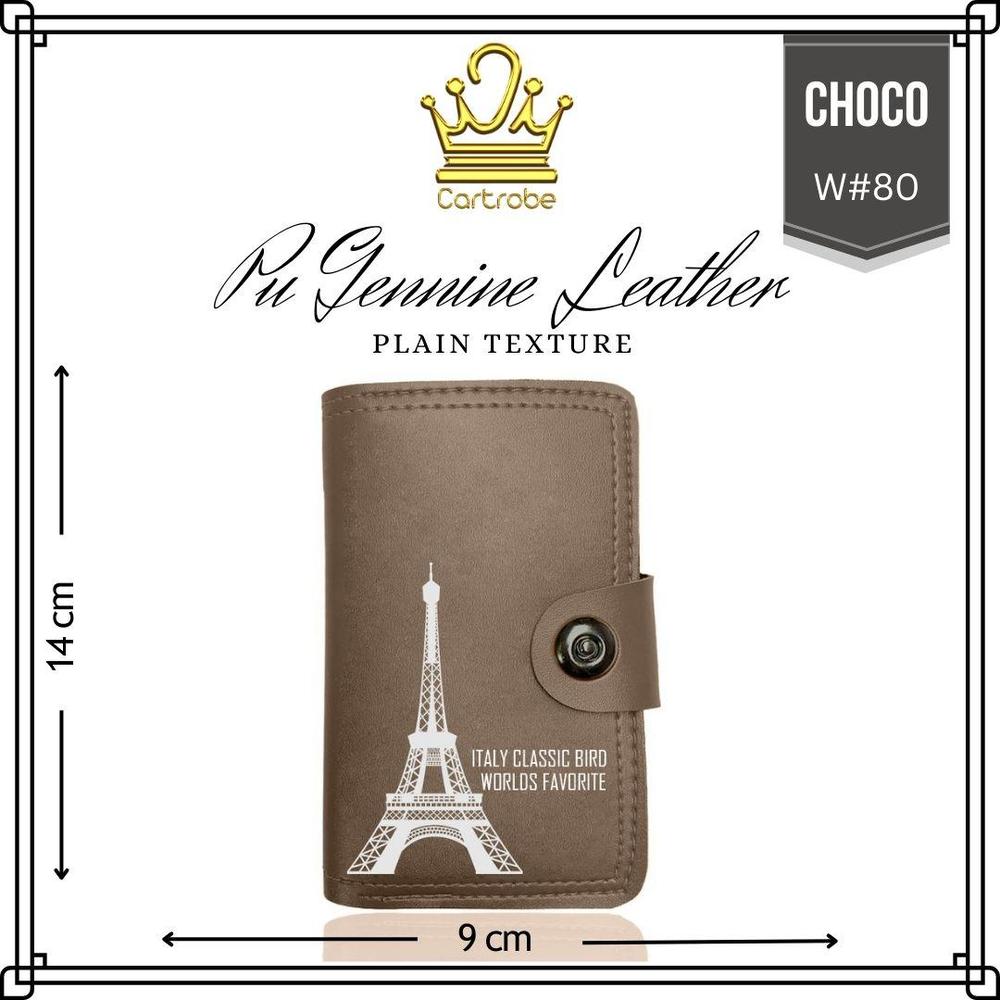 Men's Half Long Extra Carry Leather Wallet