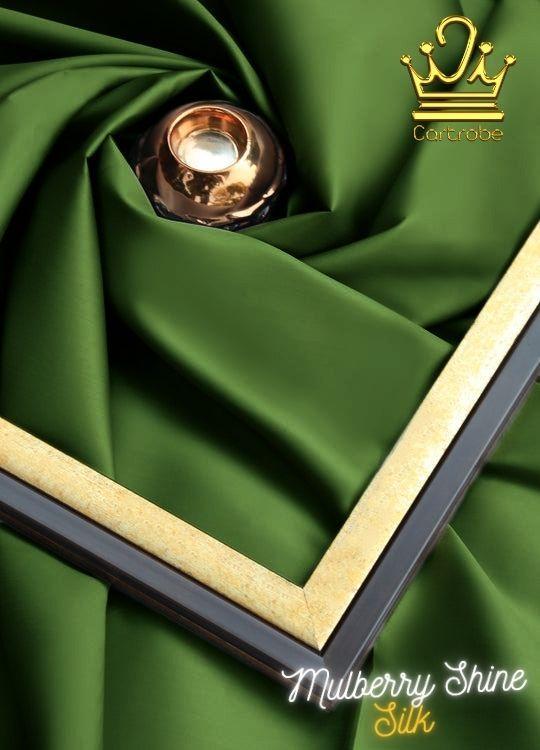 Men's Unstitched Silk Plain Suit