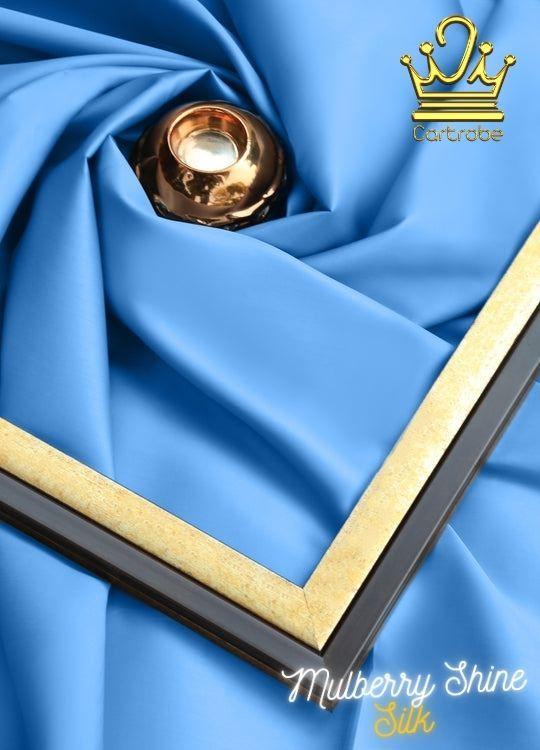 Men's Unstitched Silk Plain Suit