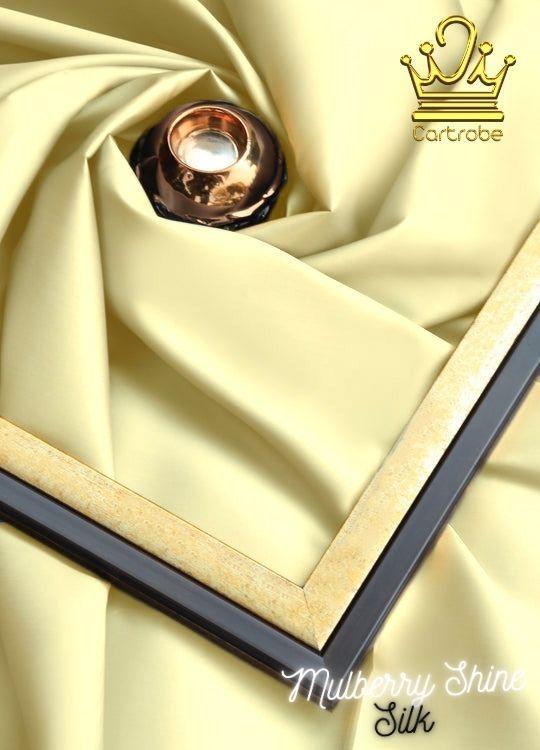 Men's Unstitched Silk Plain Suit