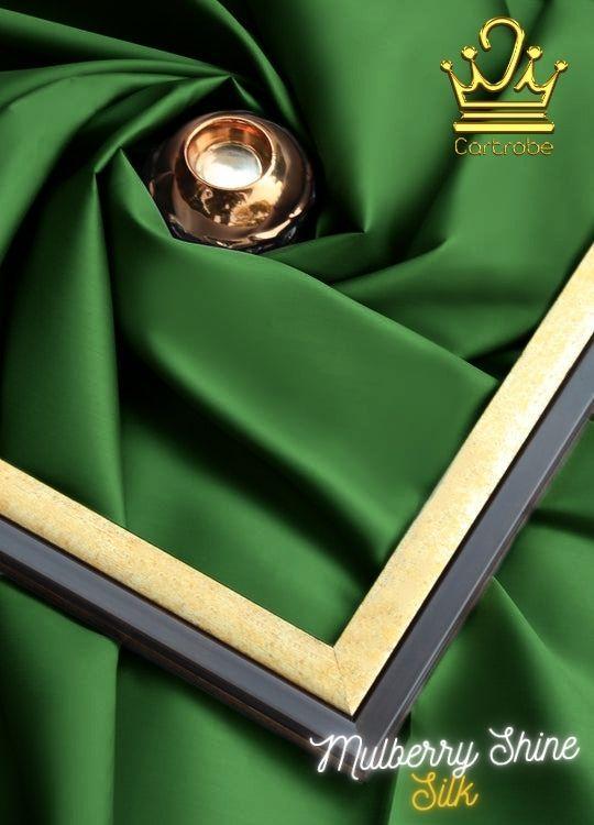 Men's Unstitched Silk Plain Suit