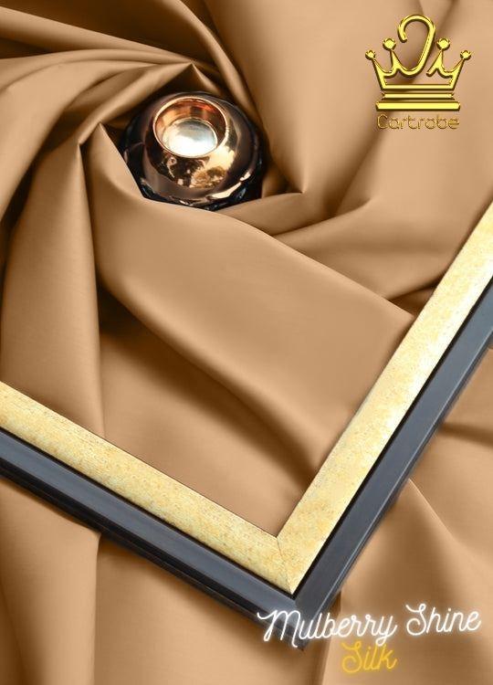 Men's Unstitched Silk Plain Suit