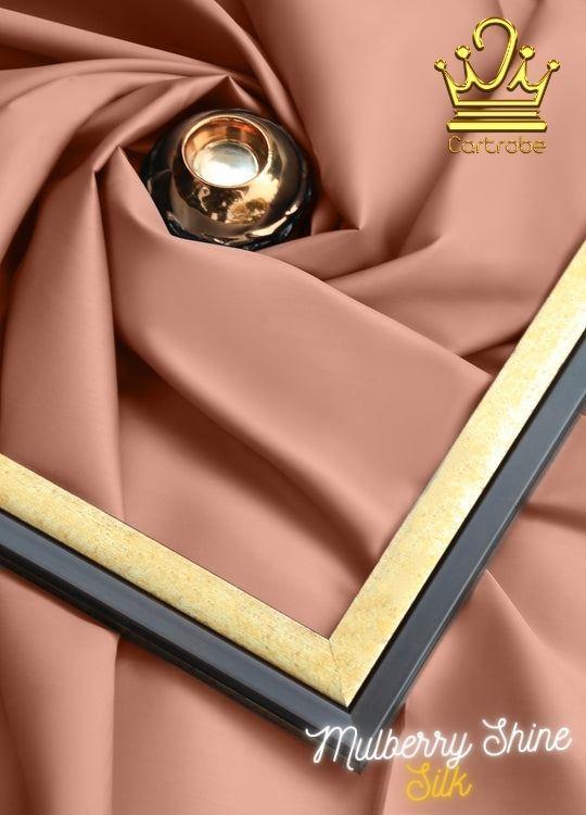 Men's Unstitched Silk Plain Suit