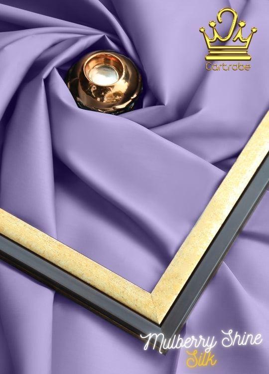 Men's Unstitched Silk Plain Suit