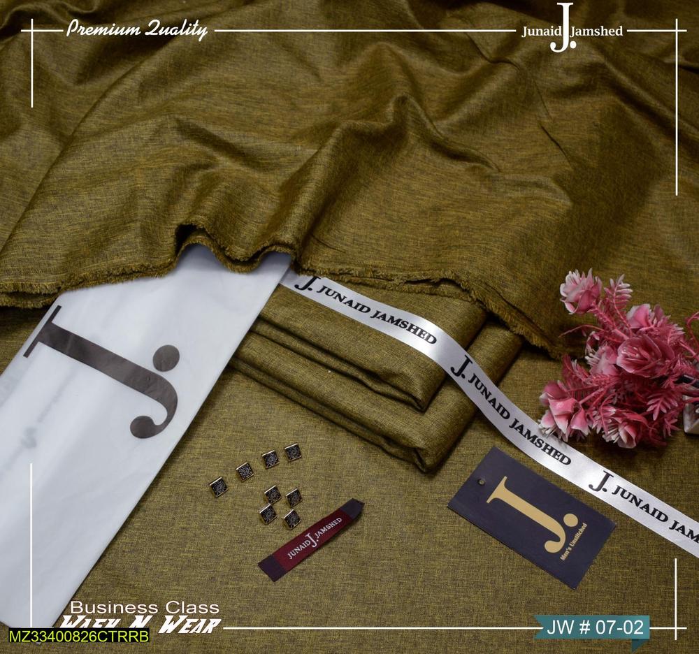 Men's Unstitched Double Tone Silk Plain Suit