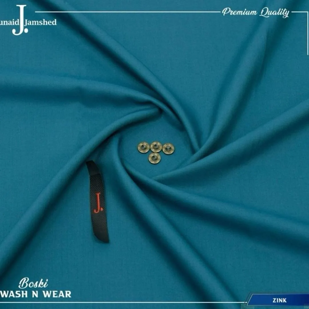 J. Junaid Jamshed Men’s Boski Unstitched Shalwar Kameez – Premium Luxury Fabric