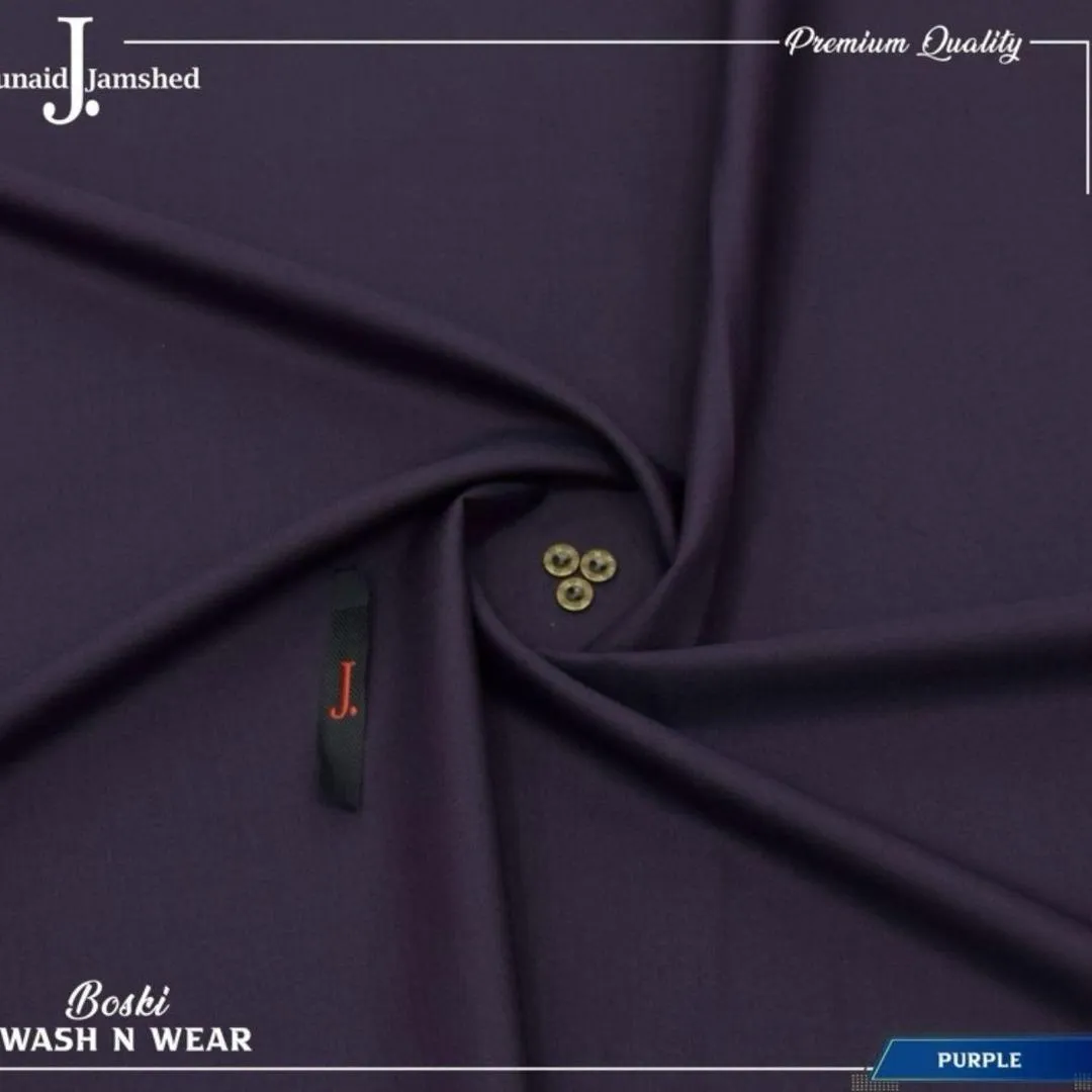 J. Junaid Jamshed Men’s Boski Unstitched Shalwar Kameez – Premium Luxury Fabric