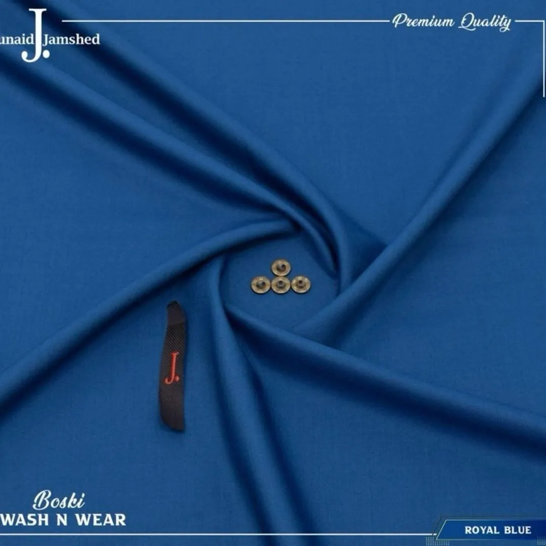 J. Junaid Jamshed Men’s Boski Unstitched Shalwar Kameez – Premium Luxury Fabric