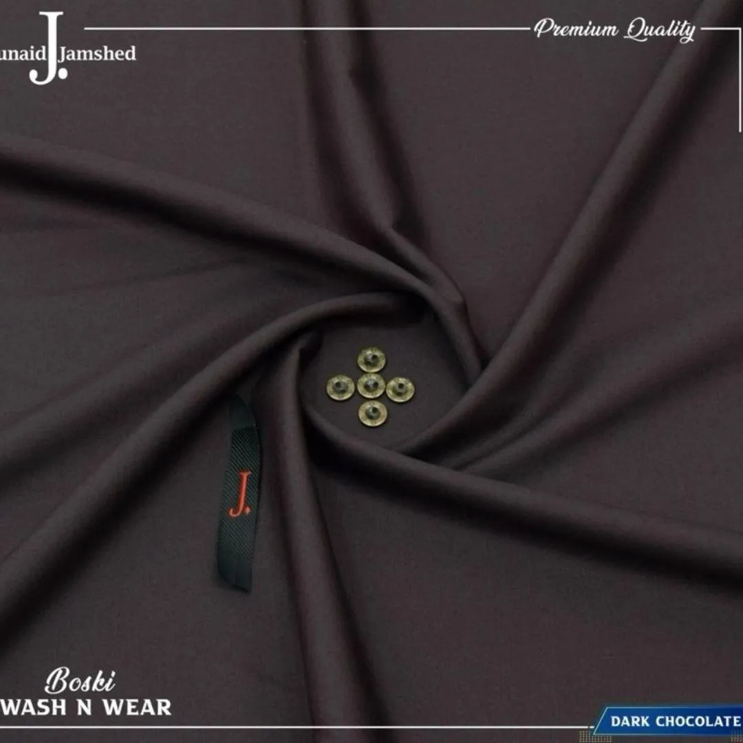 J. Junaid Jamshed Men’s Boski Unstitched Shalwar Kameez – Premium Luxury Fabric