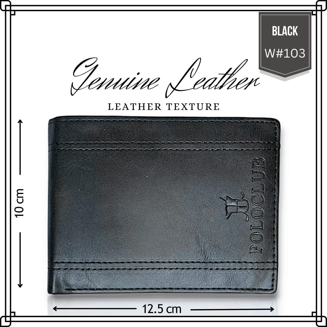 Unisex Leather Bi-Fold Wallet with Card Pockets - 1 Pc