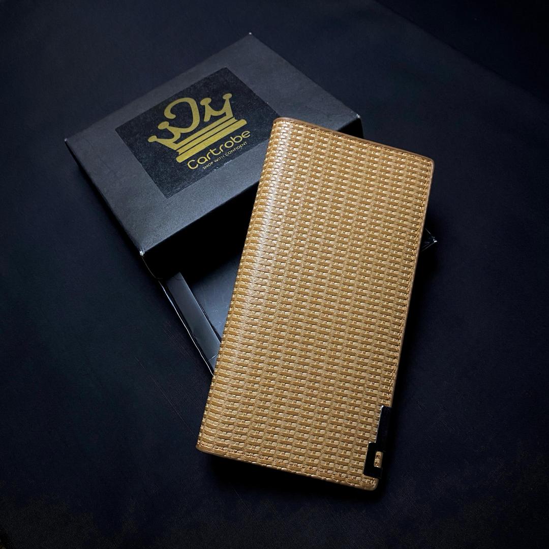 Unisex PU Leather Long Wallet with 6 Card Holder Pockets - 1 Pc