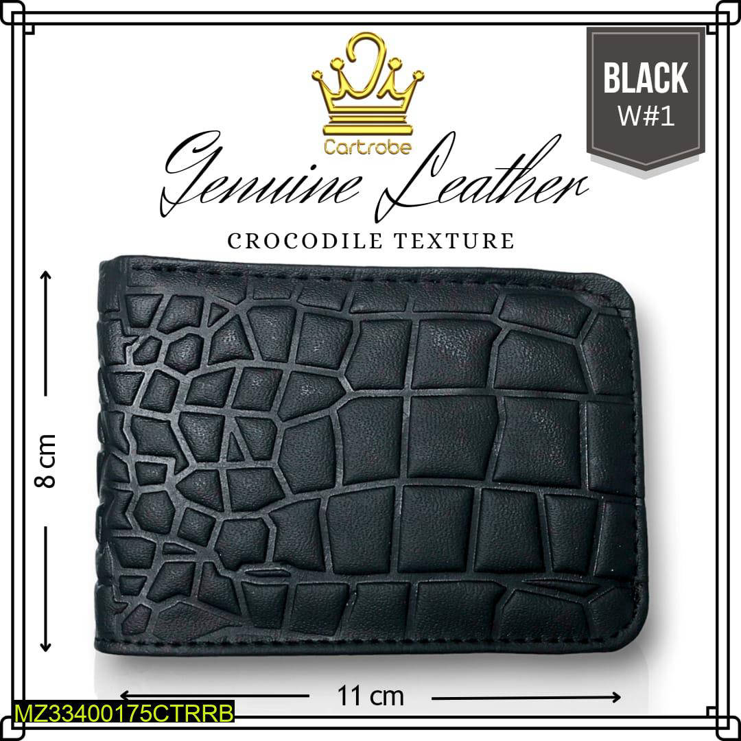 Men Leather Black Wallet 