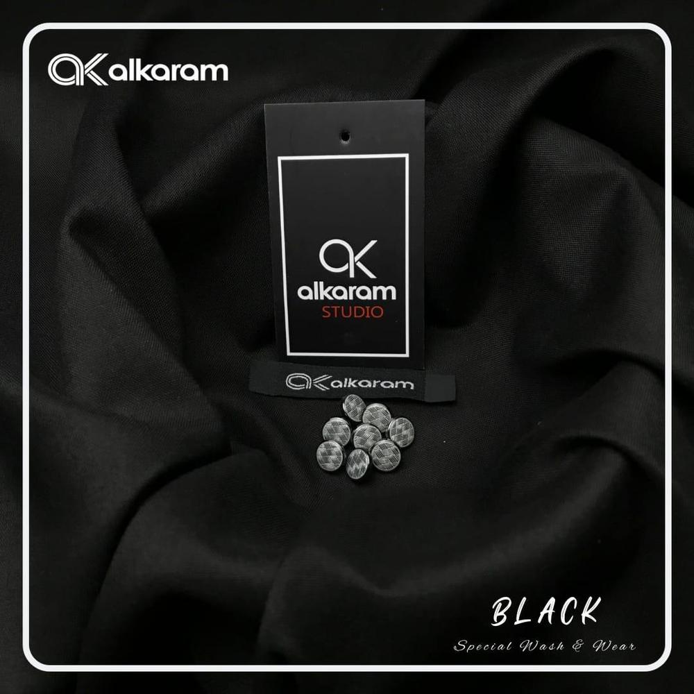 Men's Unstitched Wash And Wear Plain Suit