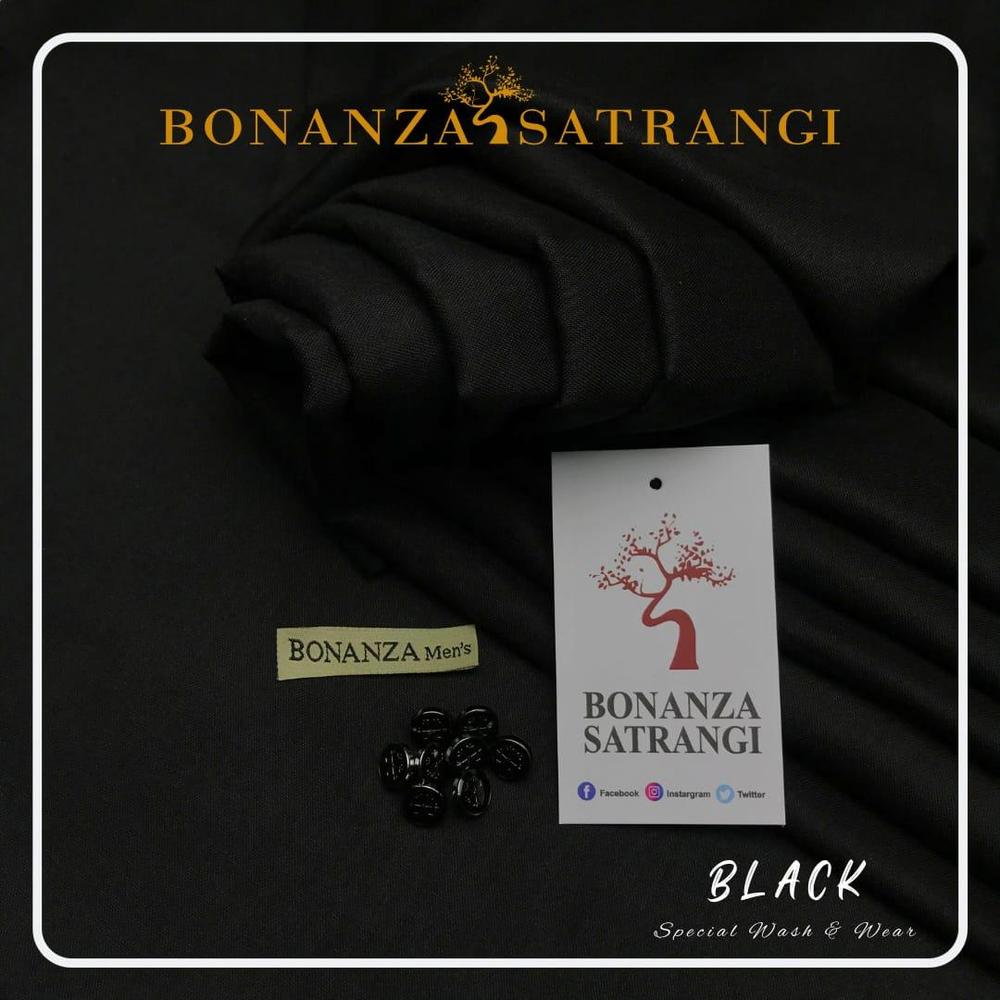 Men's Unstitched Wash And Wear Plain Suit