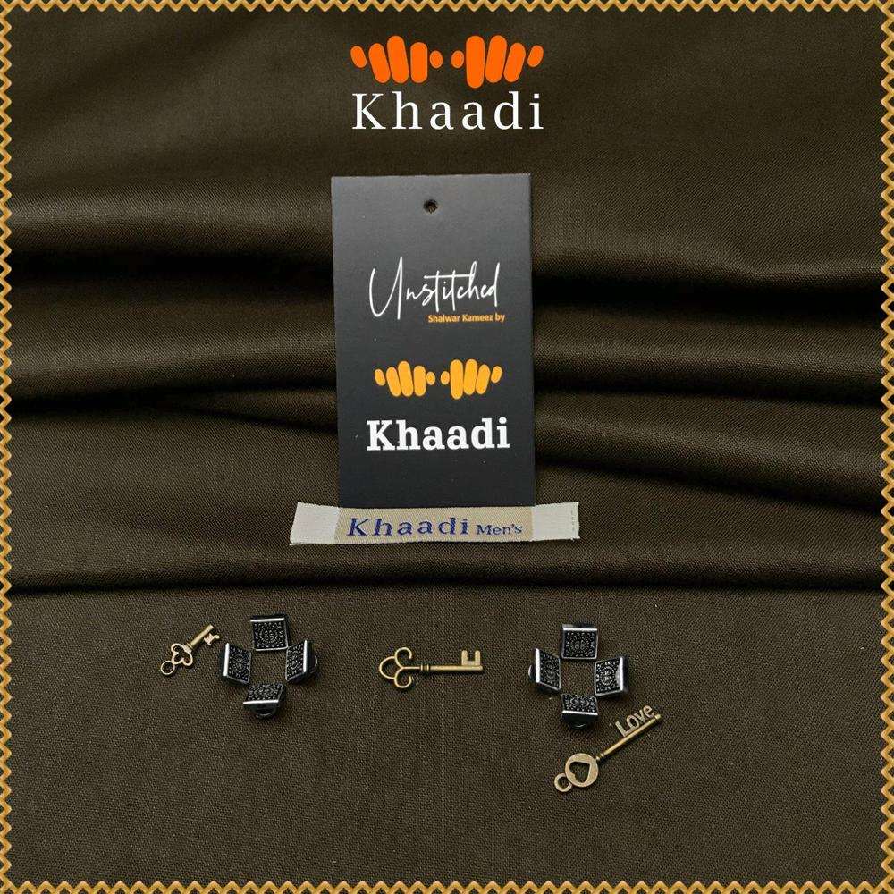 Men's Unstitched Wash And Wear Plain Suit