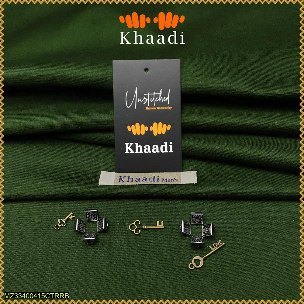 Men's Unstitched Wash And Wear Plain Suit