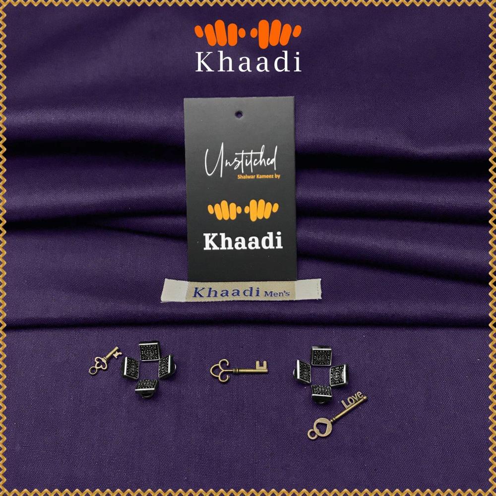 Men's Unstitched Wash And Wear Plain Suit